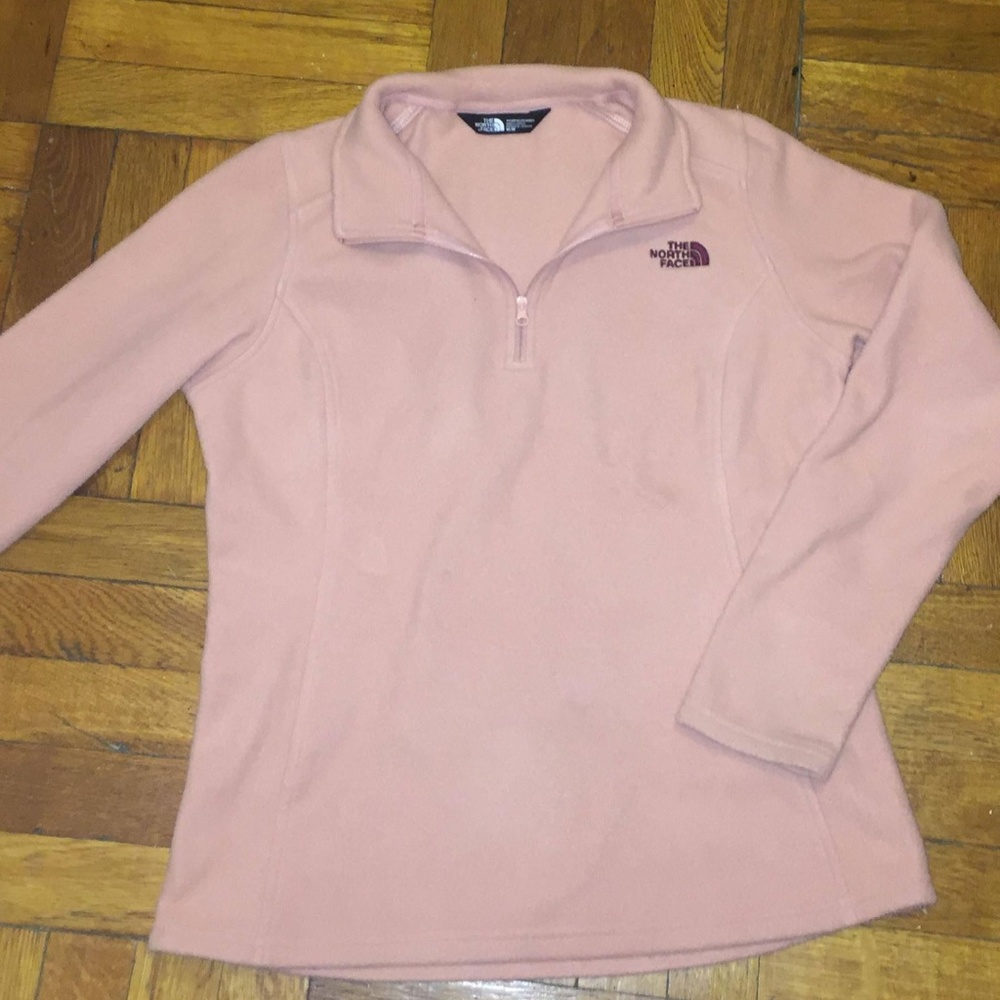 Light Pink North Face Fleece Sweater